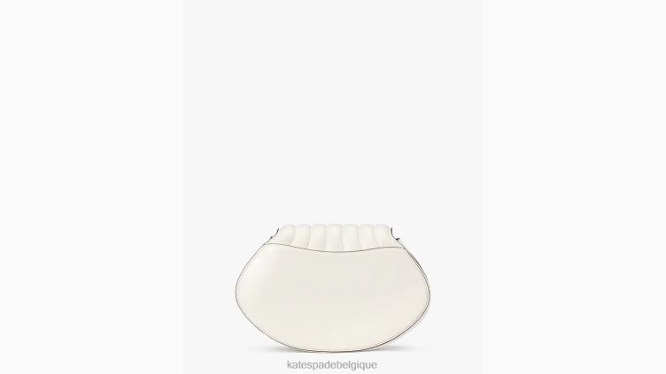 qu'est-ce que le sac à bandoulière Shell 3D Kate Spade femmes accessoires D82885 crème