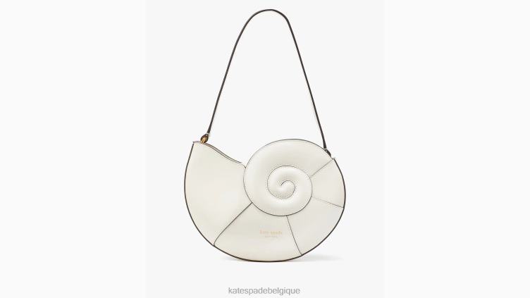qu'est-ce que le sac à bandoulière Shell Nautilus Shell Kate Spade femmes accessoires D82883 crème