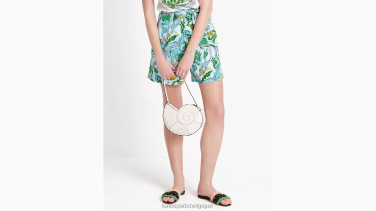 qu'est-ce que le sac à bandoulière Shell Nautilus Shell Kate Spade femmes accessoires D82883 crème