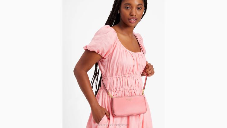 sac à bandoulière Morgan East West Kate Spade femmes accessoires D8288149 rose saumon