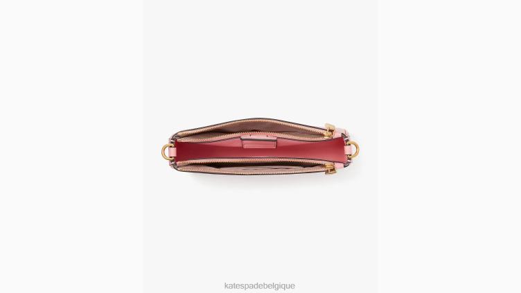 sac à bandoulière Morgan East West Kate Spade femmes accessoires D8288149 rose saumon