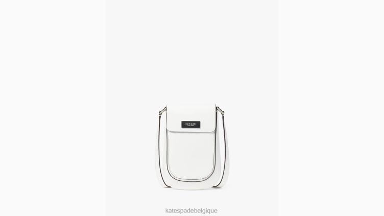 sac à bandoulière Sam Icon North South Kate Spade femmes accessoires D828839 vrai blanc