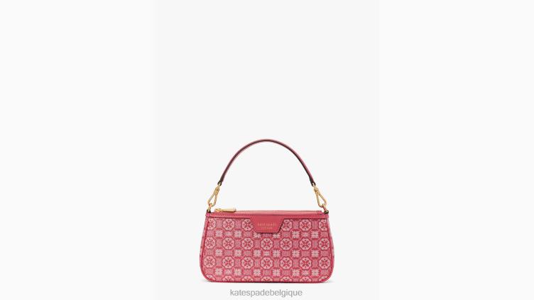 sac à bandoulière est ouest avec monogramme de fleurs Kate Spade femmes accessoires D82881289 confiture de framboises multi