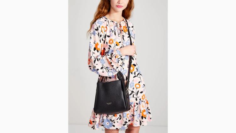 sac à bandoulière moyen Knot Kate Spade femmes accessoires D8288122 noir