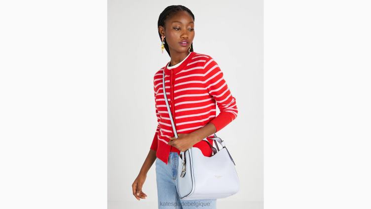 sac à bandoulière moyen Knot Kate Spade femmes accessoires D8288124 bleu aquarelle