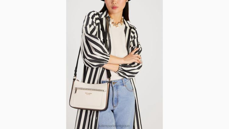 sac à bandoulière moyen color block hudson Kate Spade femmes accessoires D8288119 parchemin multi