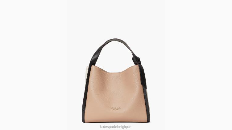 sac à bandoulière moyen à couleurs contrastées Knott Kate Spade femmes accessoires D8288121 papier kraft multicolore