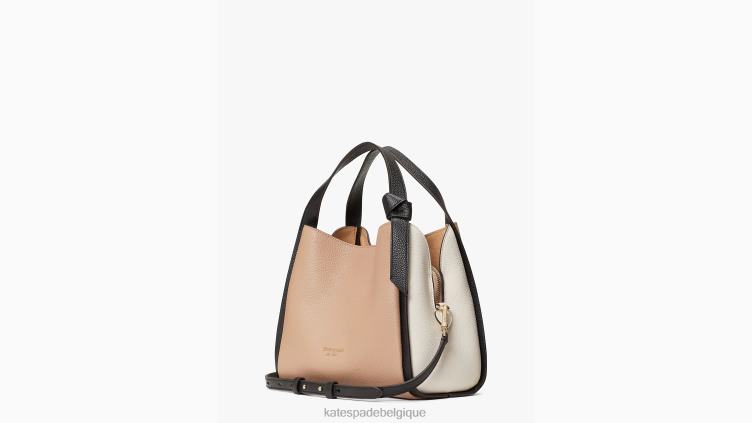 sac à bandoulière moyen à couleurs contrastées Knott Kate Spade femmes accessoires D8288121 papier kraft multicolore