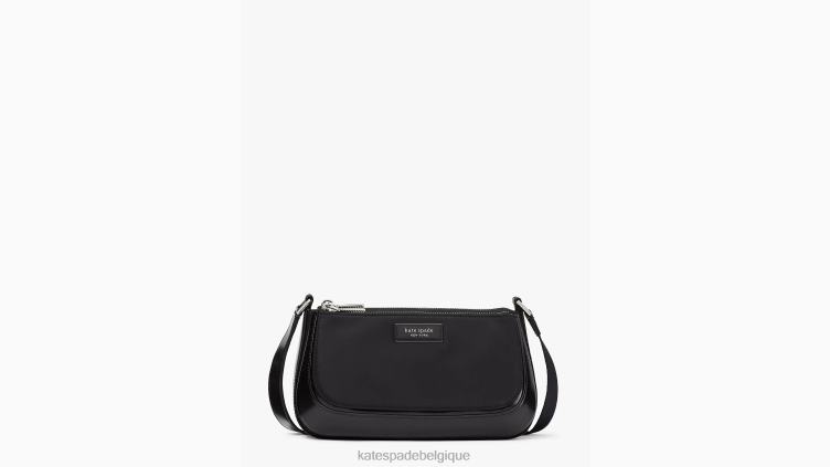 sac à bandoulière moyen east west en nylon ksnyl sam icon Kate Spade femmes accessoires D8288245 noir