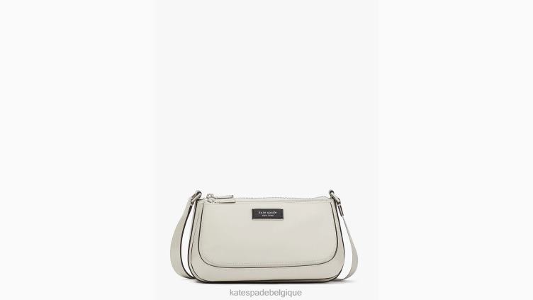 sac à bandoulière moyen east west en nylon ksnyl sam icon Kate Spade femmes accessoires D8288246 plage de galets