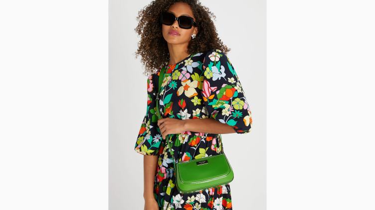 sac à bandoulière moyen east west en nylon ksnyl sam icon Kate Spade femmes accessoires D8288247 ks vert