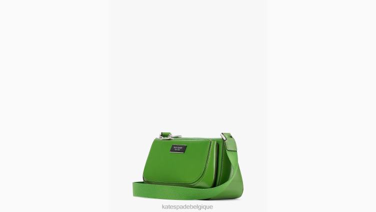 sac à bandoulière moyen east west en nylon ksnyl sam icon Kate Spade femmes accessoires D8288247 ks vert