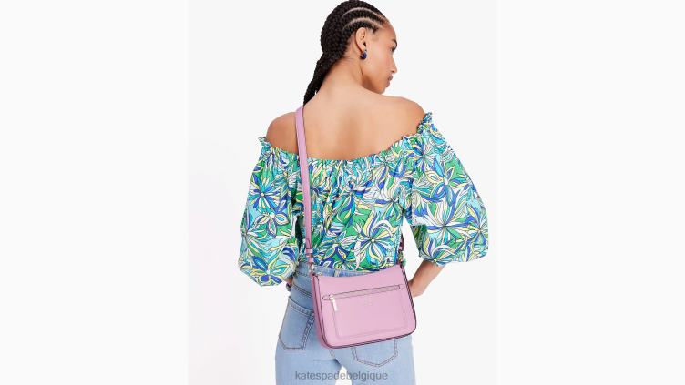 sac à bandoulière moyen hudson Kate Spade femmes accessoires D828825 gel de lavande