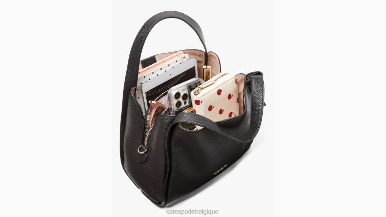 sac à bandoulière moyen à motif tulipe Knott gaufré Kate Spade femmes accessoires D828876 crème multi