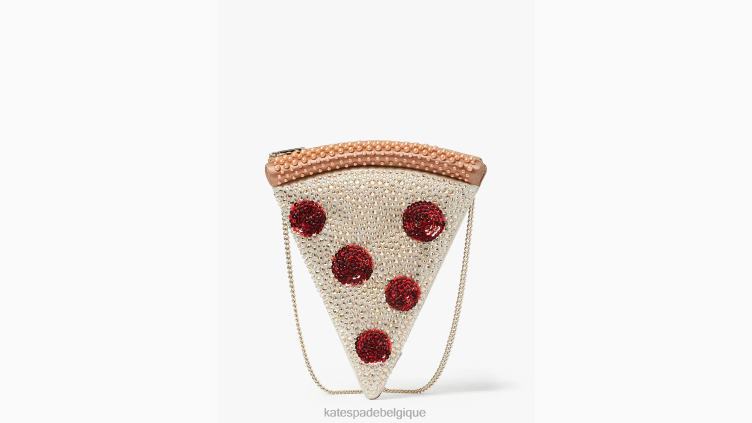 sac à bandoulière tranche de pizza 3D Kate Spade femmes accessoires D8288306 multi