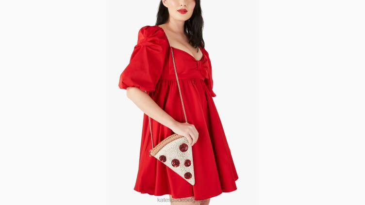 sac à bandoulière tranche de pizza 3D Kate Spade femmes accessoires D8288306 multi