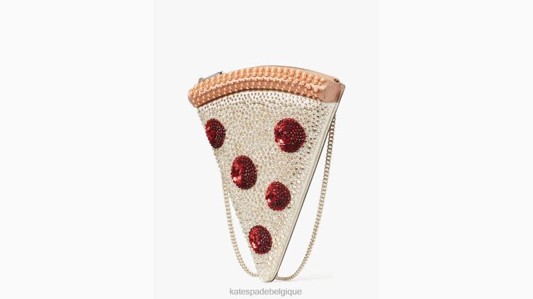 sac à bandoulière tranche de pizza 3D Kate Spade femmes accessoires D8288306 multi