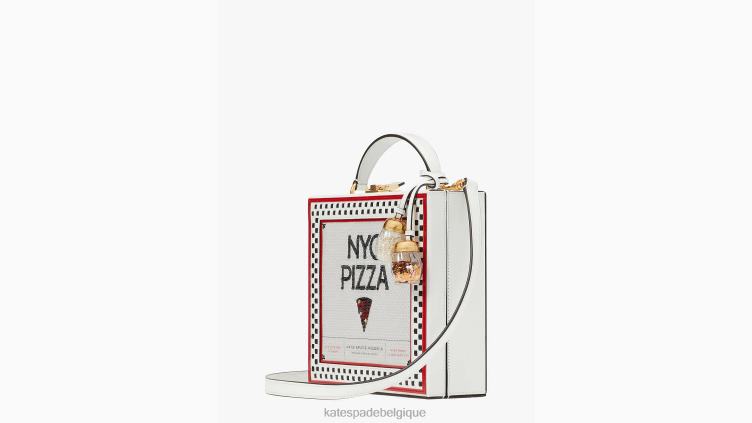 sac à poignée supérieure slice 3d pizza box Kate Spade femmes accessoires D828893 multi