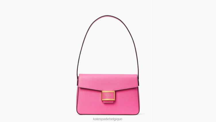 sac porté épaule Katy moyen Kate Spade femmes accessoires D828857 rose énergétique