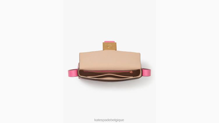 sac porté épaule Katy moyen Kate Spade femmes accessoires D828857 rose énergétique