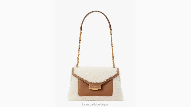 sac porté épaule convertible de taille moyenne en peau lainée Gramercy Kate Spade femmes accessoires D8288338 crème multi
