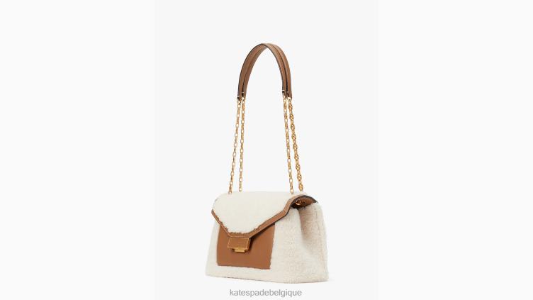sac porté épaule convertible de taille moyenne en peau lainée Gramercy Kate Spade femmes accessoires D8288338 crème multi