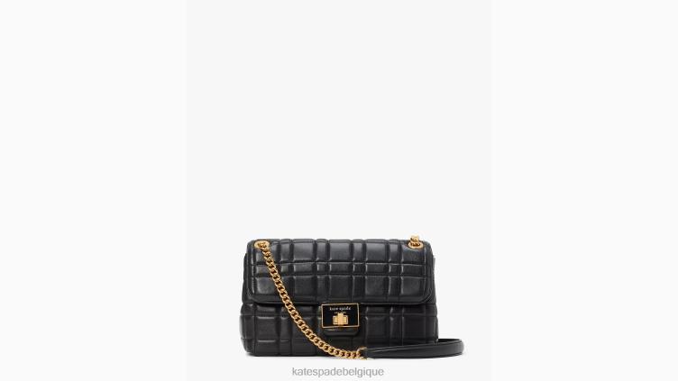 sac porté épaule convertible de taille moyenne matelassé evelyn Kate Spade femmes accessoires D8288319 noir