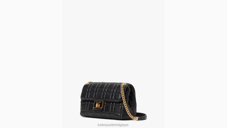 sac porté épaule convertible de taille moyenne matelassé evelyn Kate Spade femmes accessoires D8288319 noir
