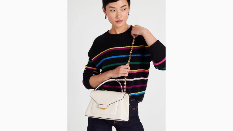 sac porté épaule convertible moyen Gramercy Kate Spade femmes accessoires D8288314 halo blanc