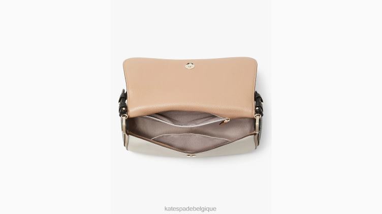 sac porté épaule convertible moyen color block hudson Kate Spade femmes accessoires D8288107 parchemin multi