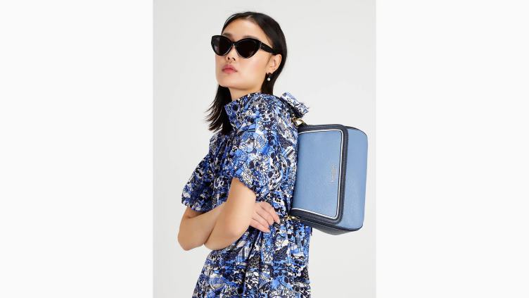 sac porté épaule convertible moyen color block hudson Kate Spade femmes accessoires D8288152 martin pêcheur multi