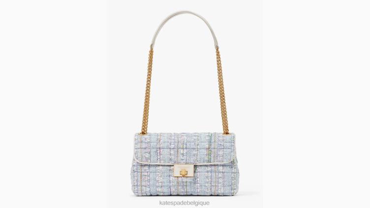 sac porté épaule convertible moyen en tweed evelyn Kate Spade femmes accessoires D8288283 multi