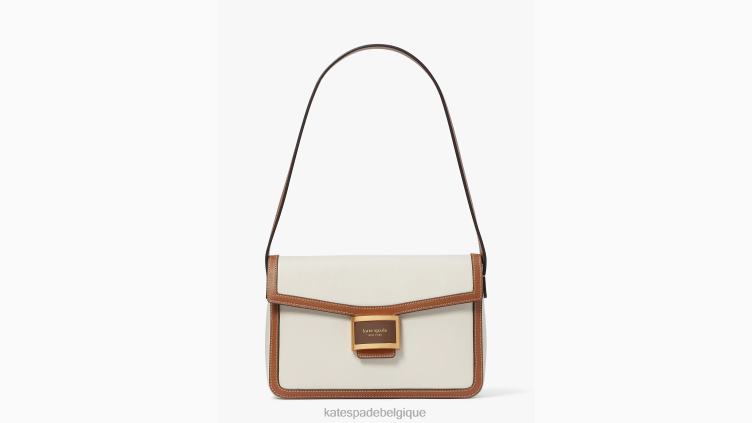 sac porté épaule moyen katy color block Kate Spade femmes accessoires D8288297 halo blanc multi