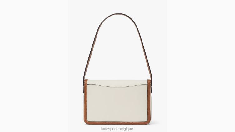 sac porté épaule moyen katy color block Kate Spade femmes accessoires D8288297 halo blanc multi