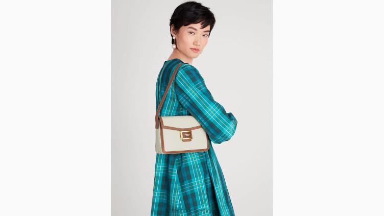 sac porté épaule moyen katy color block Kate Spade femmes accessoires D8288297 halo blanc multi