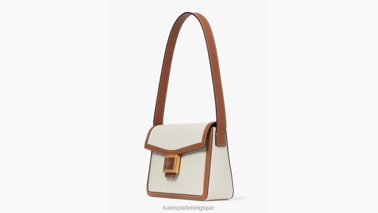sac porté épaule moyen katy color block Kate Spade femmes accessoires D8288297 halo blanc multi
