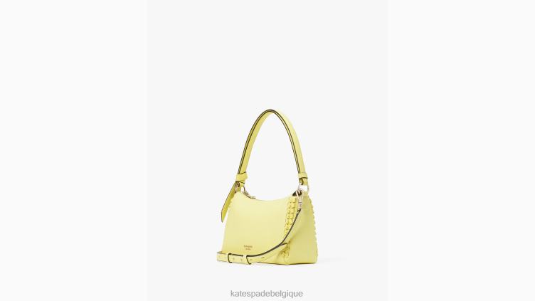 sac porté épaule moyen à motif surjeté Kate Spade femmes accessoires D8288304 le soleil brille