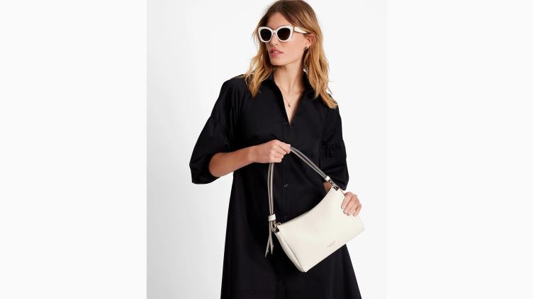 sac porté épaule noué moyen Kate Spade femmes accessoires D8288238 crème