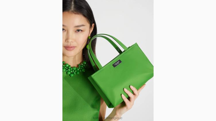 sam icon ksnyl petit cabas en nylon Kate Spade femmes accessoires D8288280 ks vert