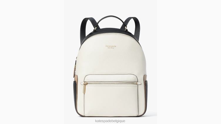grand sac à dos hudson color block Kate Spade femmes accessoires D8288221 parchemin multi