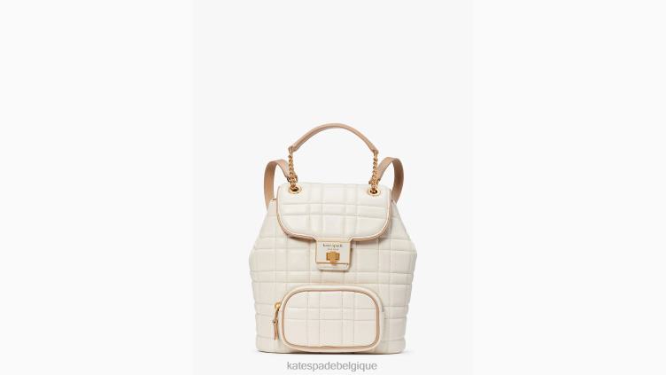 petit sac à dos matelassé evelyn Kate Spade femmes accessoires D8288289 Ivoire