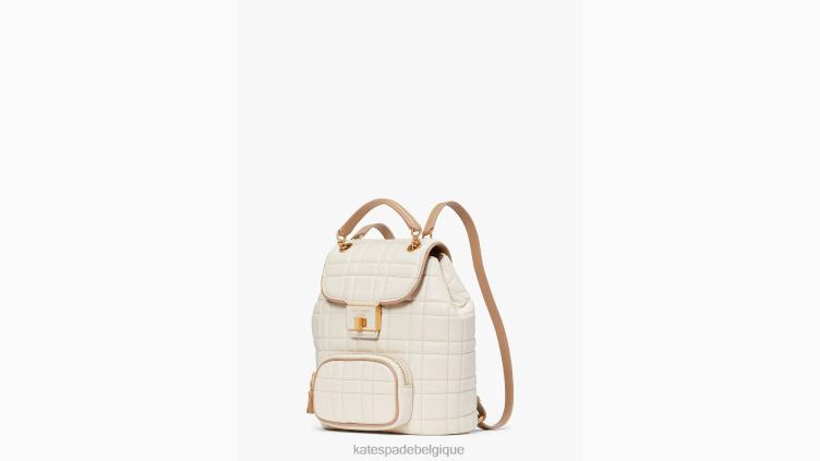 petit sac à dos matelassé evelyn Kate Spade femmes accessoires D8288289 Ivoire