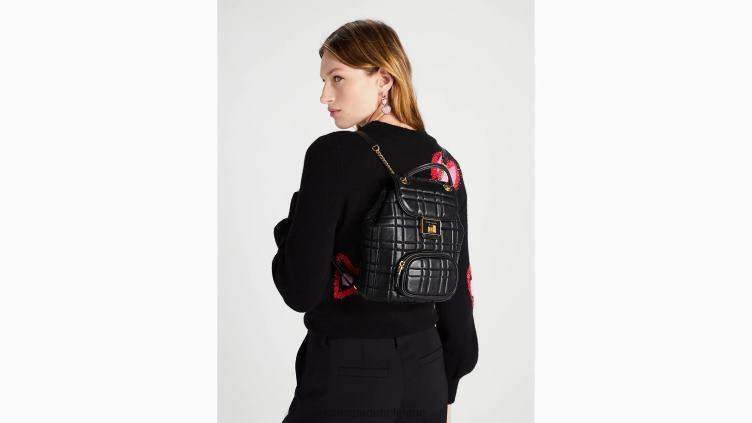 petit sac à dos matelassé evelyn Kate Spade femmes accessoires D8288290 noir