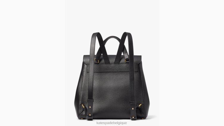 sac à dos moyen à rabat Katy Kate Spade femmes accessoires D8288292 noir