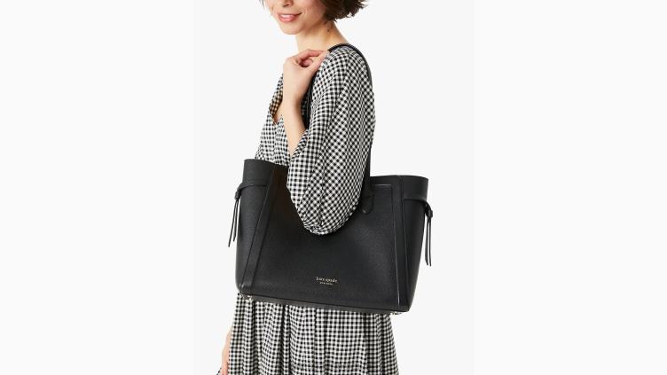 grand cabas noué Kate Spade femmes accessoires D8288302 noir