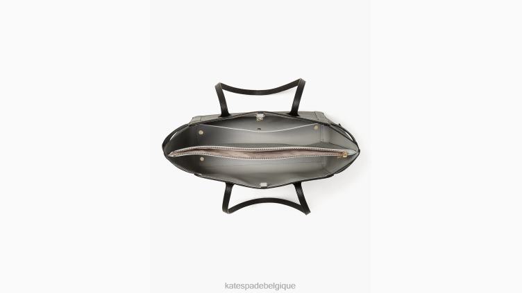 grand cabas zippé Knott Kate Spade femmes accessoires D8288188 noir