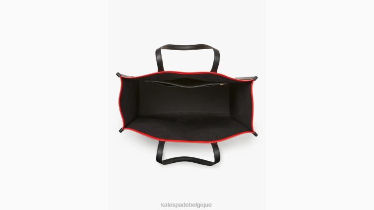 grand fourre-tout Gotham en toile Slice Pizzeria Kate Spade femmes accessoires D8288209 multi