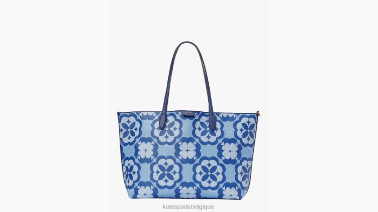 grand fourre-tout Sutton à monogramme fleuri Kate Spade femmes accessoires D8288203 espace multi