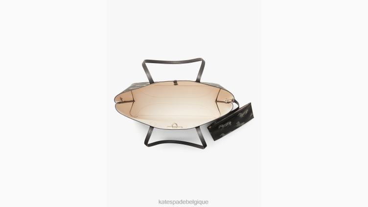 grand fourre-tout imprimé zèbres dansants toute la journée Kate Spade femmes accessoires D8288329 tableau multi