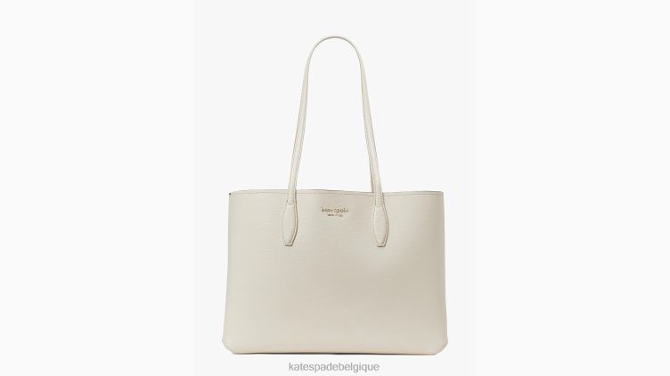 grand fourre-tout toute la journée Kate Spade femmes accessoires D8288112 parchemin/poire Bartlett